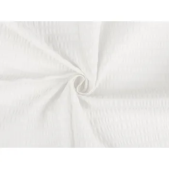 Bavlněný krep jednobarevný, barva 1 (51) Off White