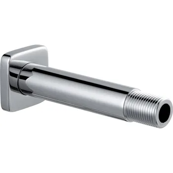 Tyč na sprchový závěs Laufen Příslušenství Sprchové rameno stropní 100 mm, čtvercová rozeta, nerez ocel HF960099100001