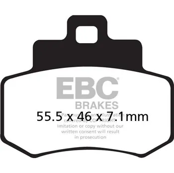 Brzdová destička Brzdové destičky EBC SFA356HH