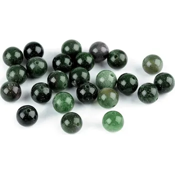 Korálek Mechový achát, minerální korálky Ø8 mm, barva mechový achát