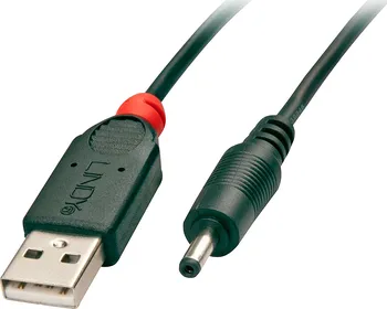 Datový kabel Lindy USB - DC 1,5m černý