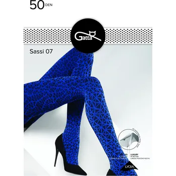 Dámské punčochy Gatta Sassi 07 50 den Punčochové kalhoty blue-nero