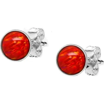 Náušnice NUBIS® Stříbrné opálové náušnice - NBP36-OP45