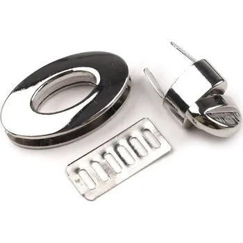 Zapínání na kabelku 23x37 mm otočné, barva 1 nikl