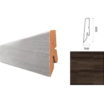 soklová lišta KPP Obvodová lišta Classen LC71, MDF s fólií 2,4 m