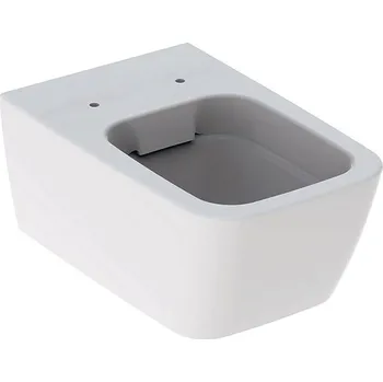 Klozet Geberit iCon Square závěsné WC, hluboké splachování, uzavřený tvar, Rimfree, 54 cm, KeraTect, bílá (201950600)