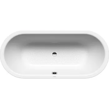 Vana Kaldewei Meisterstück Classic Duo Oval 1113 volně stojící vana 170x75 cm, bílá, celoplošný Antislip, Perl-Effekt, odhlučněné provedení, odtoková souprava (202942753001)