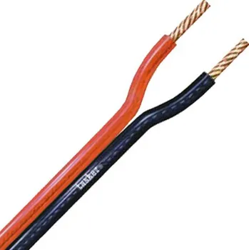 Audio kabel Kabel SCY 2x4 OFC černo-rudá