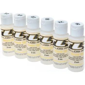 RC vybavení TLR silikonové oleje do tlumičů Middle (sada 6x56ml)