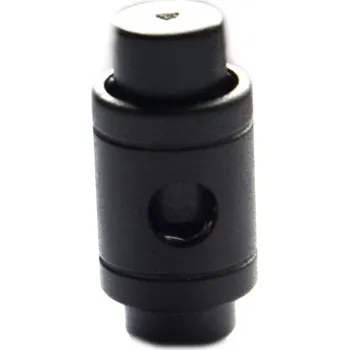 Brzdička plastová bílá a černá malá, barva Černá