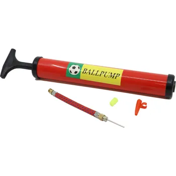 Acra Pumpička na míče plastová velká 30 cm červená