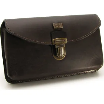 Pouzdro na mobilní telefon WILD SKIN Terra / tmavě hnědá