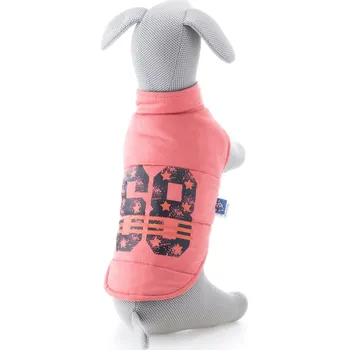 Obleček pro psa Vsepropejska Elfi oboustranná bunda pro psa Barva: Růžová, Délka zad (cm): 43, Obvod hrudníku: 56 – 60 cm