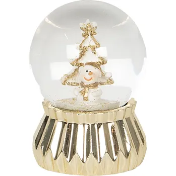 Clayre & Eef Tree 64552 sněžítko se sněhulákem Vánoční dekorace Clayre & Eef Tree 64552 sněžítko se sněhulákem