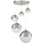 Globo 15851-5 závěsné stropní svítidlo Varus 3x40W | E27 + STOLNÍ OTOČNÝ VENTILÁTOR BERGEN - NASTAVITELNÝ, BÍLÝ