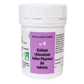 Homeopatikum Adler Pharma Nr.4 Kalium chloratum D6 400 tablet