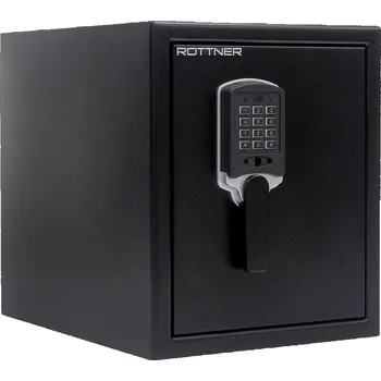 Trezor Rottner Ohnivzdorný sejf FIRE DATA 40 + Dřevěná designová ozdoba