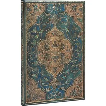 Diář Paperblanks Turquoise Chronicles Grande 2021