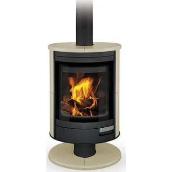 Krbová kamna ROMOTOP STROMBOLI N 02 keramika slonová kost 92360 - krbová kamna