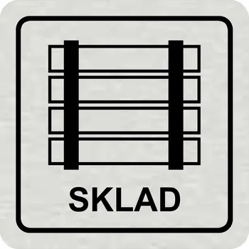 Samolepící etiketa Piktogram - Sklad