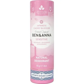 Ben & Anna Natural Deostick Japanese Cherry Blossom 60 g Ben & Anna Natural Deostick Japanese Cherry Blossom 60 g