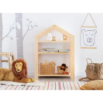 Knihovna ADEKO Dětský domečkový regál clasic 40x60 cm