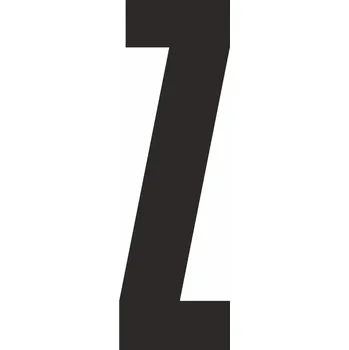 Speciální papír Mag. fólie písmeno Z-č/b magnet tisk 0,4 mm 120x220mm