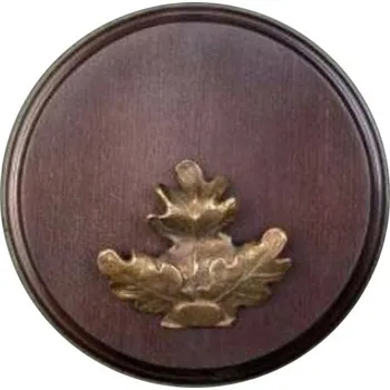 Obraz Dřevo Novák podložka pod trofej frézovaná, černá zvěř č. 326, litinové krytí Barva: černá,