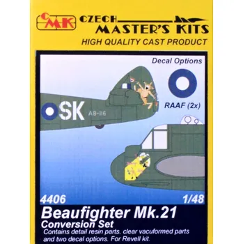 Plastikový model CMK 1/48 Beaufighter Mk.21 Convers. set, 2x RAAF (REV)