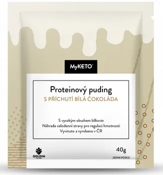 Keto dieta MyKETO Proteinový puding 40 g bílá čokoláda