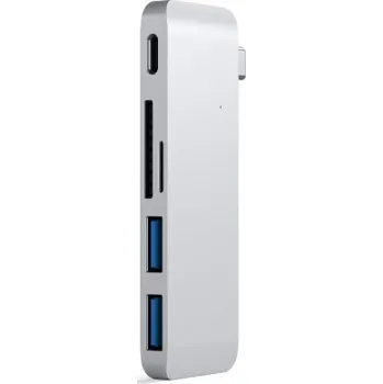USB hub Satechi Redukce / adaptér - Satechi, USB-C Passthrough Hub Silver