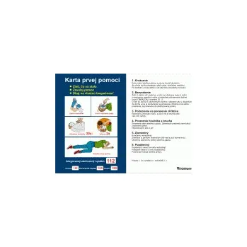 Lékárnička Karta prvej pomoci - slovensky