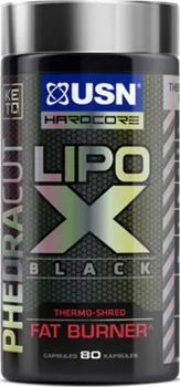 Spalovač tuku USN Lipo X Black 80 tbl.
