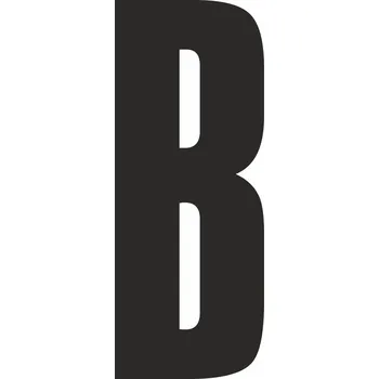 Speciální papír Mag. fólie písmeno B-č/b magnet tisk 0,4 mm 120x220mm