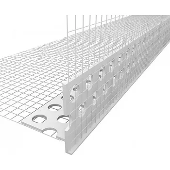 Stavební profil TopKraft PVC nadokenní profil s nepřiznanou okapničkou dl.2,0m