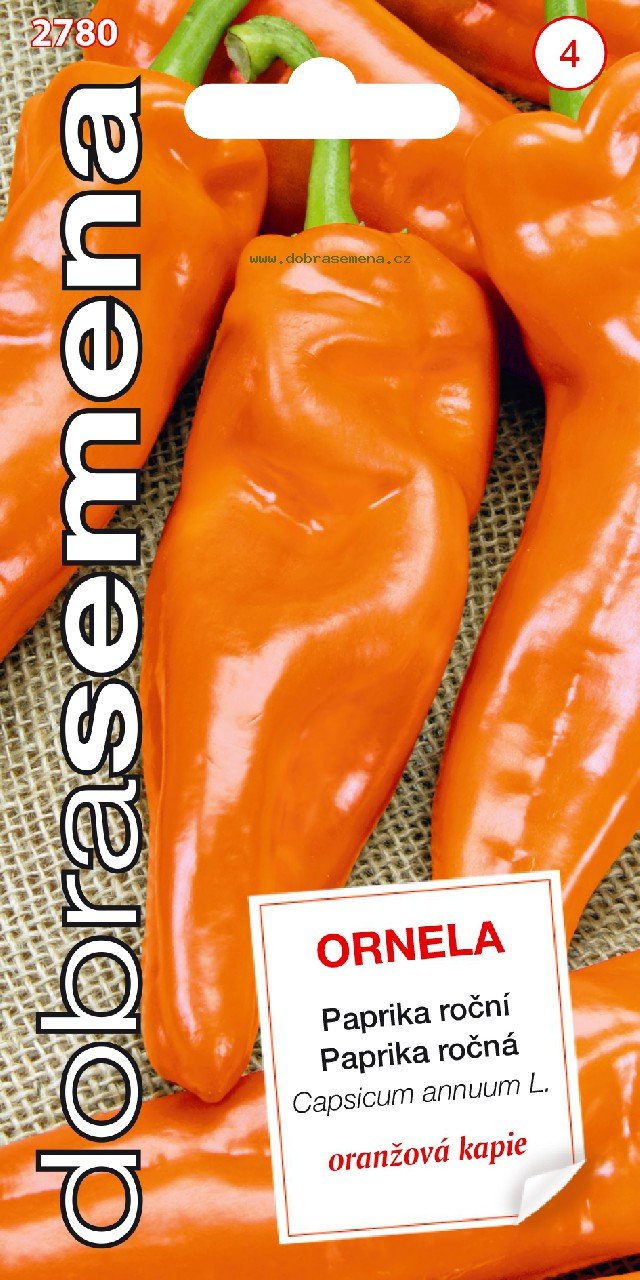Dobrá semena Paprika zeleninová Ornela oranžová 0,5 g od 29 Kč Zbozi.cz