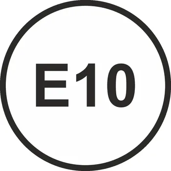Značení označení paliv E10 -benzín 10% samolepka UV tisk arch 15 ks 30mm