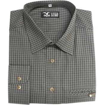Pánská košile Luko 102131 myslivecká košile s dlouhým rukávem Velikost: 38,