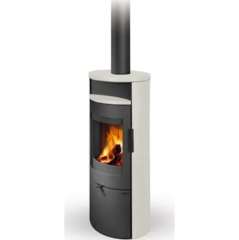 Krbová kamna ROMOTOP LUGO N 01 keramika champagne 30301 - krbová kamna