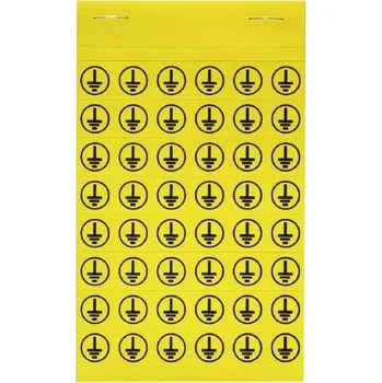 Rozvaděč WEIDMÜLLER Značení přístrojů -Štítek SYMBOL-PACK 1414 ERDE 1685690002