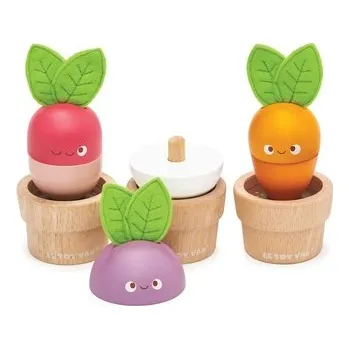 Dětská kuchyňka Le Toy Van Petilou Květináčky se zeleninou