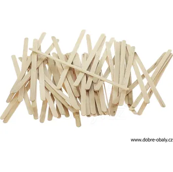 Příbor Míchátko dřevěné 140mm, 1000ks/bal.