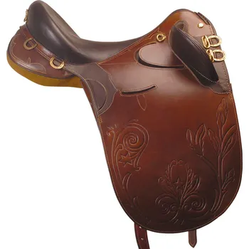 Jezdecké sedlo Australské sedlo LAKOTA Barva: Černá, Posedlí: 17,5