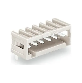 Dílna WAGO Konektor 733-362 s pájecími piny THT Pájecí kontakt 0,8 × 0,8 mm Úhlové provedení, šedá 733-362