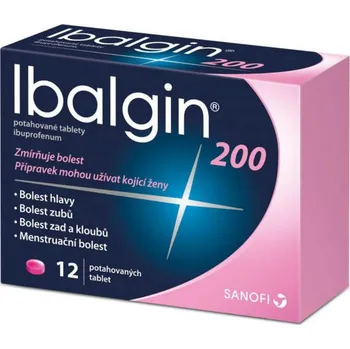 Lék na bolest, zánět a horečku Ibalgin 200 mg