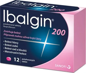 Lék na bolest, zánět a horečku Ibalgin 200 mg