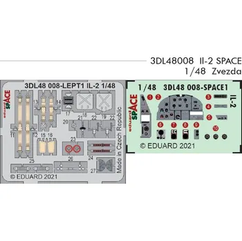 Plastikový model Eduard 1/48 Il-2 SPACE (ZVEZDA)
