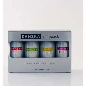 Vodka Danzka Minipack 4x0,05L 40%