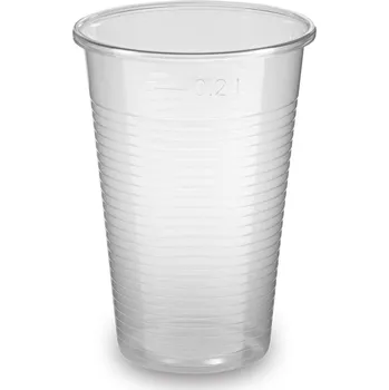Jednorázové nádobí Kelímek nápojový 0,2L transp. 100ks/bal. PP