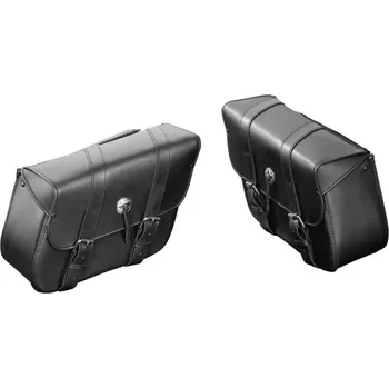 Zavazadlo na motocykl Motocyklové brašny Highway Hawk HOUSTON, kůže (2ks) Velikost/Provedení: Černá